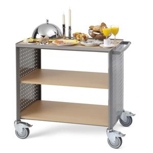 Serveerwagen 3 plateaus Elite 790x500mm/860mm