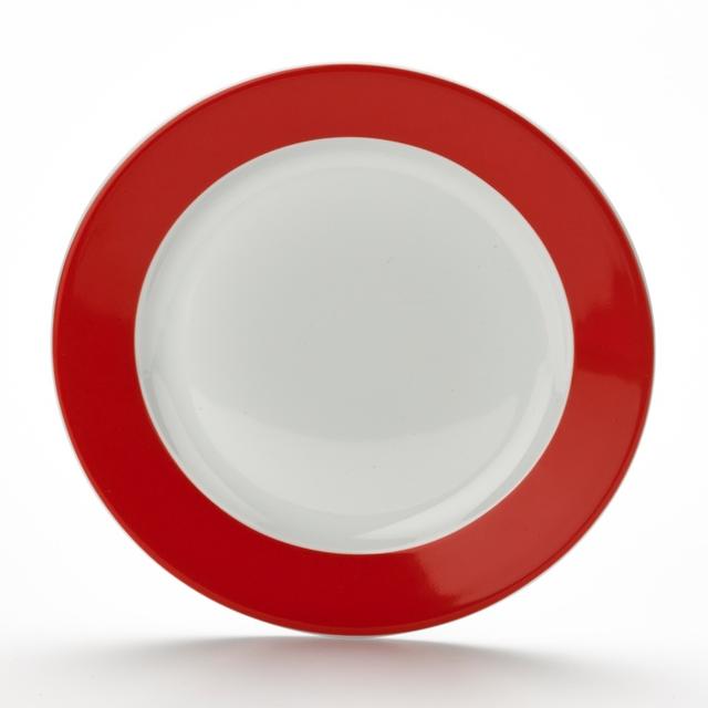 Bord met brede rand Colour$ Rood 240mm