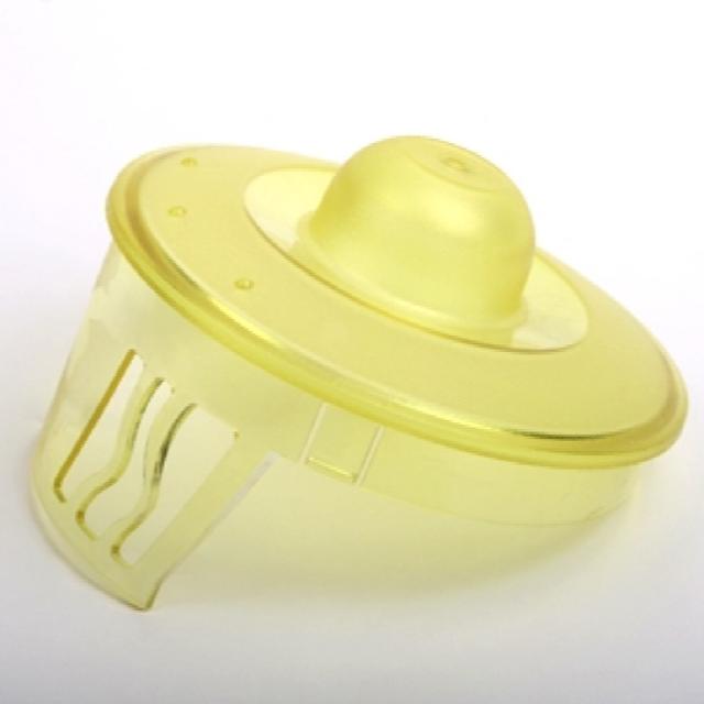 Waterkan-deksel PC geel transparant 1.50L