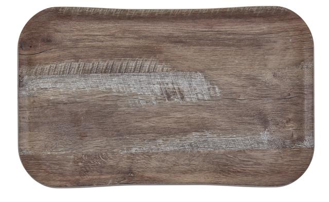 Cambro Dienblad Wood Grain anti-slip - 530x325mm - Dark Oak