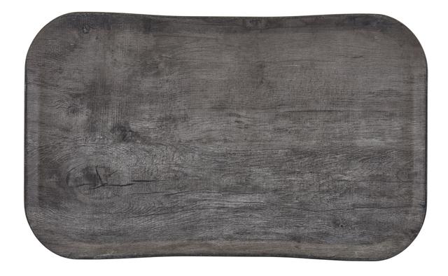 Cambro Dienblad Wood Grain anti-slip - 530x325mm - Dark Grey