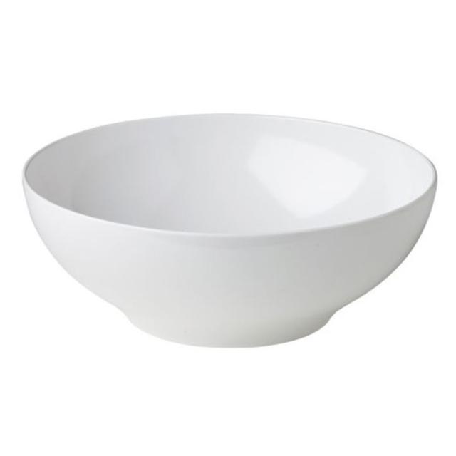 Schaal rond melamine wit 360x133mm