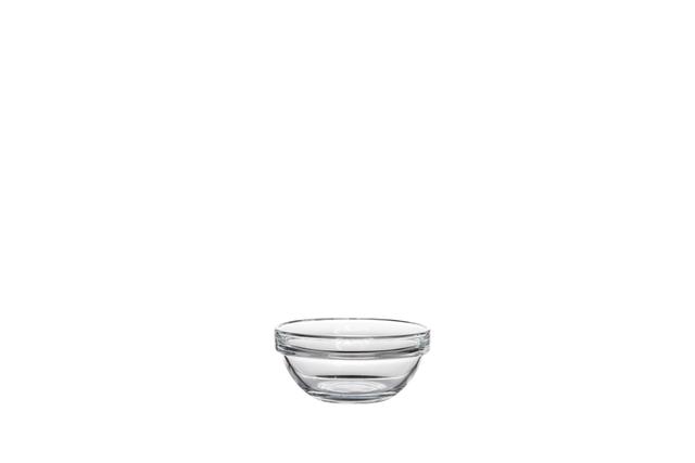 Schaal stapelrand rond glas 90x 35mm