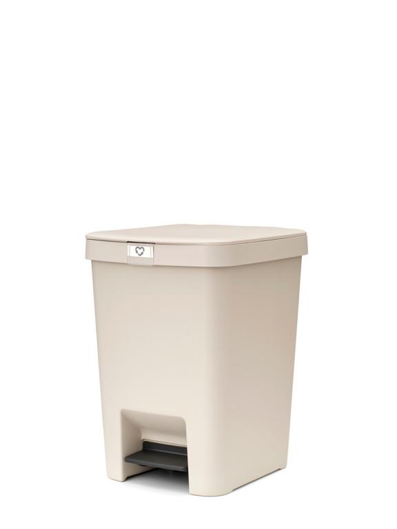Brabantia StepUp Pedaalemmer - 25Ltr - Soft Beige