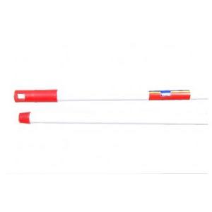 Steel metaal/geplast wit 1300x21mm
