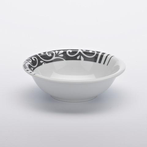 Schaal rnd XL grijze krul 150mm