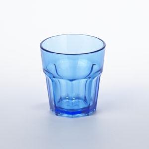 Bekerglas PC helder blauw 200cc