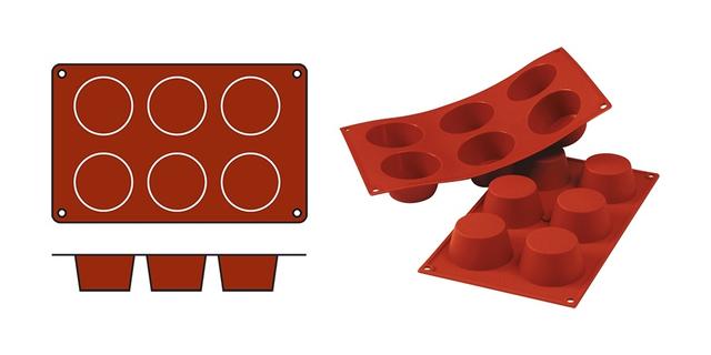 Bakmat 1/3 GN Muffins medium