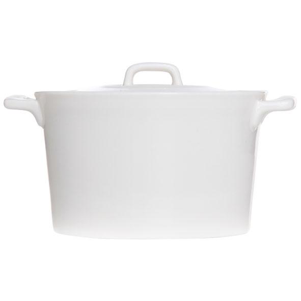 Ovenschotel Clio m/d rond wit 750cc