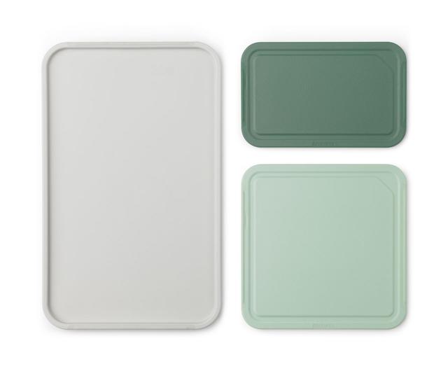 Brabantia Tasty+ Snijplankenset plus dienblad 3 delig - Mixed Colours