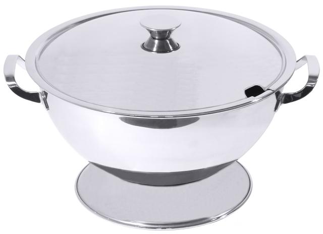 Soepterrine z/d op voet 18/10 2,50L