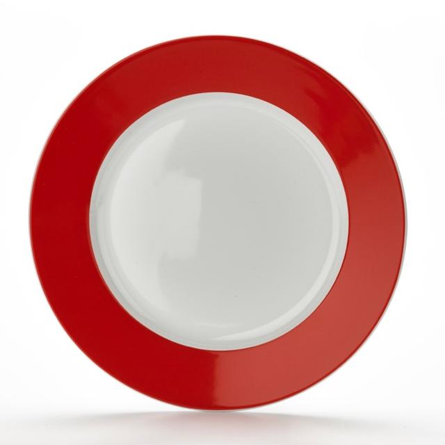Bord met brede rand Colour$ Rood 170mm