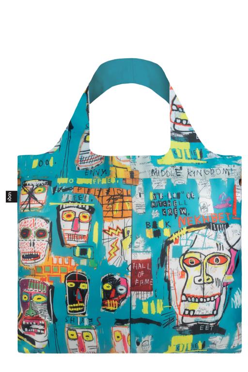 LOQI Bag Large - Basquiat Skull gerecycled