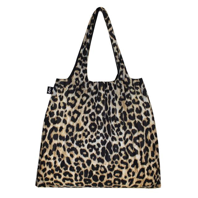 LOQI Bag Large - Pleated Leopard Dusk gerecycled