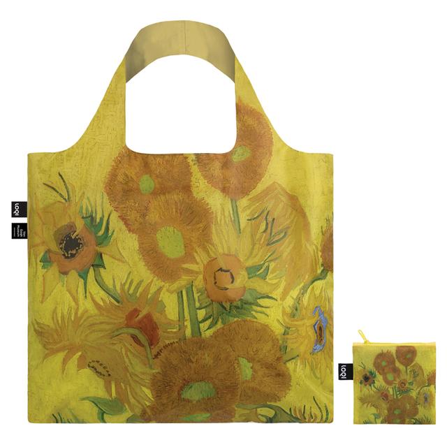 LOQI Bag Large - Sunflowers gerecycled