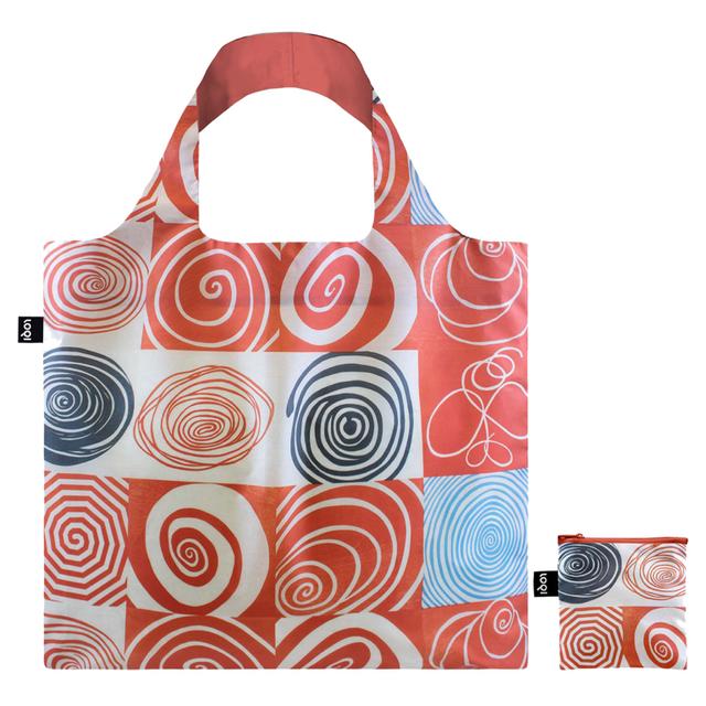LOQI Bag Large - Spirals Grids gerecycled