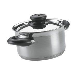 Kookpan met koudegreep met deksel 160mm