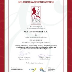 Certificaat Milieumanagementsysteem 2020