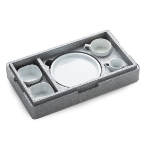 Compleet gevulde Iso-box [Zien doet Eten] grijs