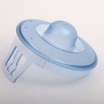 Waterkan-deksel blauw transparant