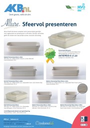 AKB Allure etensschalen